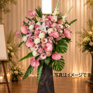 BIRTHスタンド花 花材のご指定あり※屋内のみ対応